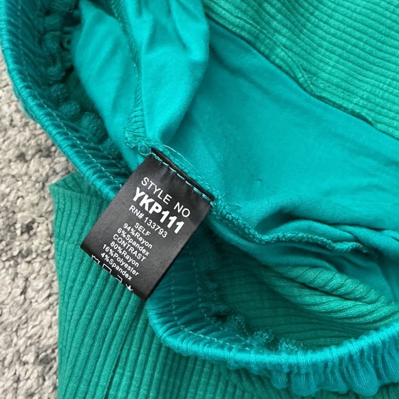 New POL Teal Wide-Leg Pants - Picture 10 of 11